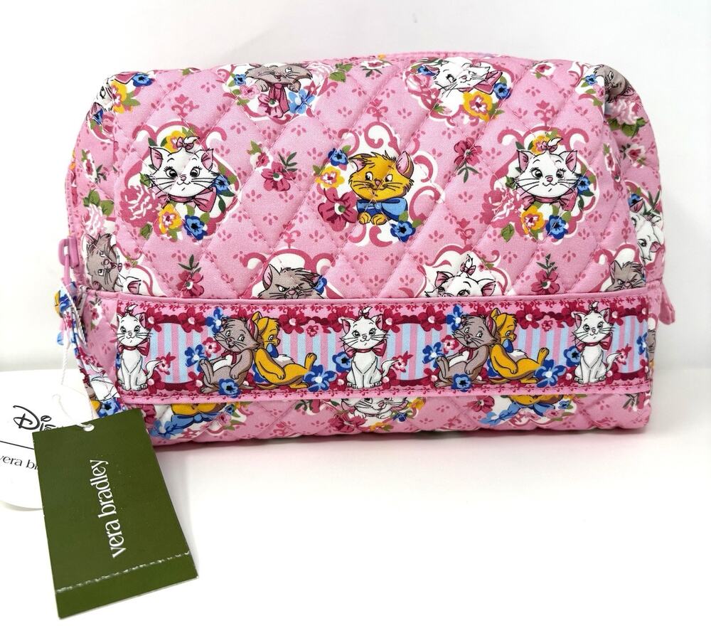 Vera Bradley Aristocats Makeup Bag Medium Cosmetic EXACT ONE NWT Berlioz Marie